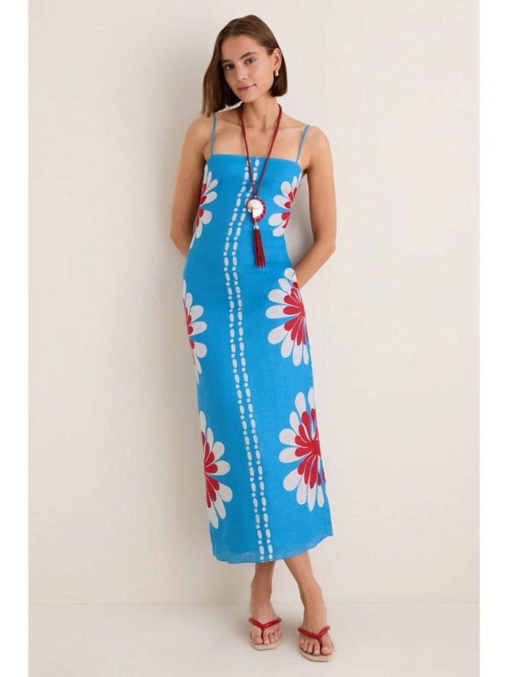 CALA DE LA CRUZ Sloane Midi Dress Gioia Size XS NWT
